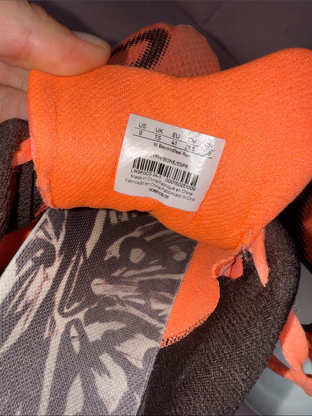 Lululemon Beyondfeel Running Shoes
Women’s Size 9 | Juicy Peach/Bone/Espresso - Picture 11 of 12